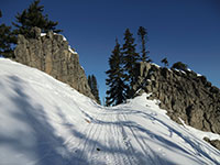 Gap in Bennett Pass Road 3550