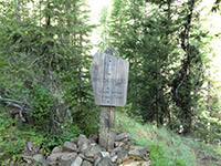 Eagle Cap Wilderness Sign