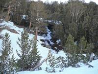 Small Waterfall in Glacier Canyon