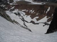 Looking Down Dana Couloir