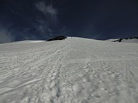 Looking Up Towards the Summit of Mount St. Helens