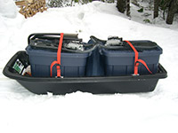 Pulk Sled with Straps