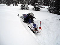 Jason's Stuck Snowmobile