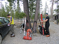 Back at the Pole Creek Trailhead