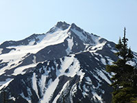 Close Up of Mt Jefferson