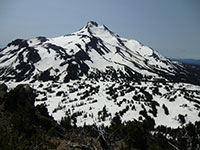 Mt Jefferson and Jefferson Park from Summit of Park Butte