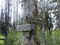 Trail Junction Near Square Lake