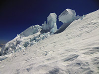 Large Seracs on the Winthrop Glacier - Mt Rainier, Washington