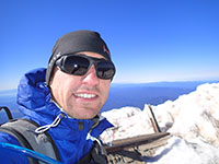 Me All Alone on the Summit of Mt Adams