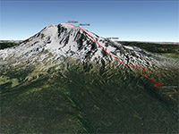 Mt Adams South Spur Route