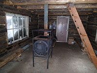 Inside the Warm Springs Cabin