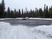 All Alone at Frog Lake Sno-Park