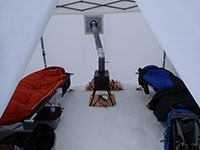Inside Our Warm Tent