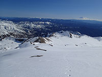 View Down the East Side of Mount Saint Helens