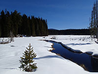Clackamas Lake in the Winter