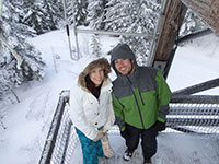 Jessica and Nathan at Clear Lake Lookout