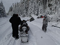 Snowmobile break