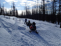 Snowmobile break