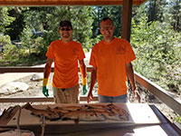The bounty within Juanita Lake, California
