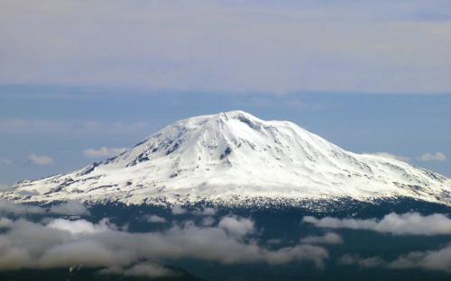 Mount Adams from Mount St. Helens, Washintgon