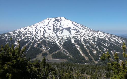 Mount Bachelor from Tumalo Mountain, Oregon
