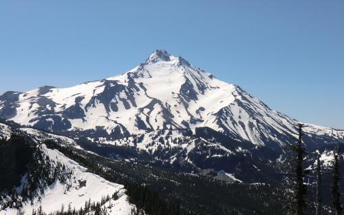 Mount Jefferson from Bear Point, Oregon