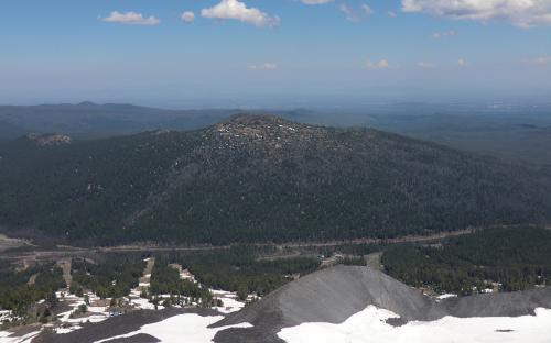 Tumalo Mountain from Mount Bachelor, Oregon