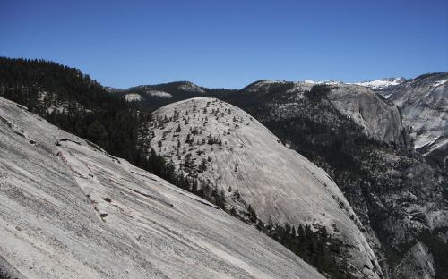 Basket Dome from North Dome - Yosemite, CA