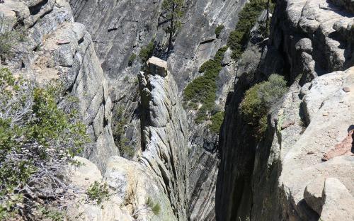 Fissures near Taft Point - Yosemite, CA