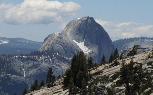 Half dome (back side) from Olmsted Point - Yosemite, CA