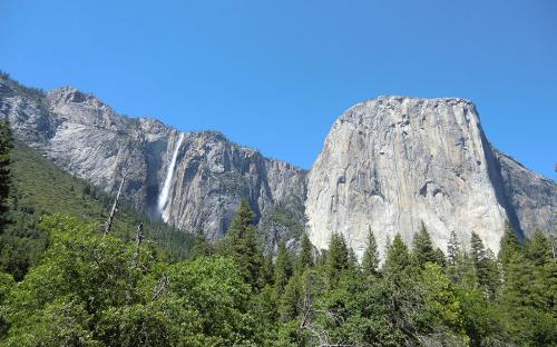Ribbon Fall and El Capitan - Yosemite, CA