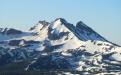 Broken Top from North Sister, Oregon