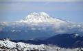 Mount Rainier from Mount St. Helens Summit, Washington