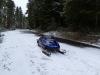 Picture of Little Snow for Snowmobiling out of Skyling Sno-Park