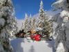Picture of snowmobiling on Frog Lake Buttes, Oregon