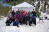 Picture of family after a fun day in the snow