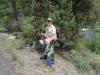 Picture of Julian and I fishing at Fall River, Oregon