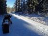 Picture of little amount of snow on East side of Mt Hood