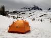 Marmot Alpinist Tent at Base of Middle Sister, Oregon