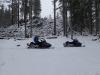 Picture of Snowmobiling at the Foot of A.G. Aiken Lava Bed on Mt Adams, Washington