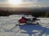 Picture of snowmobiling near Mt Hood, Oregon