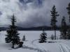 Picture of Olallie Lake in the winter