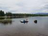 Picture of Julian and I fishing in Rock Creek Reservoir, Oregon