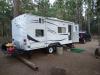 Camping at Rock Creek Reservoir, Oregon
