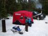 Picture of snow camping at Shellrock Creek Campground